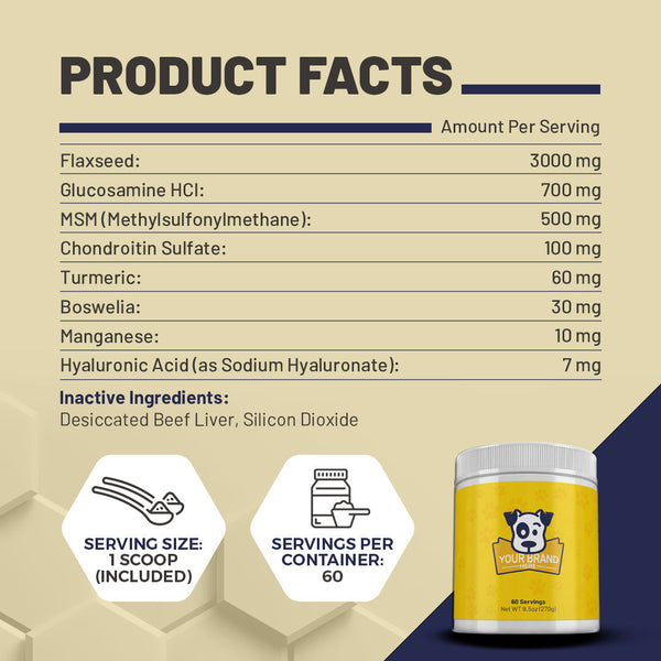 Joint Support for Dogs - 60 Servings